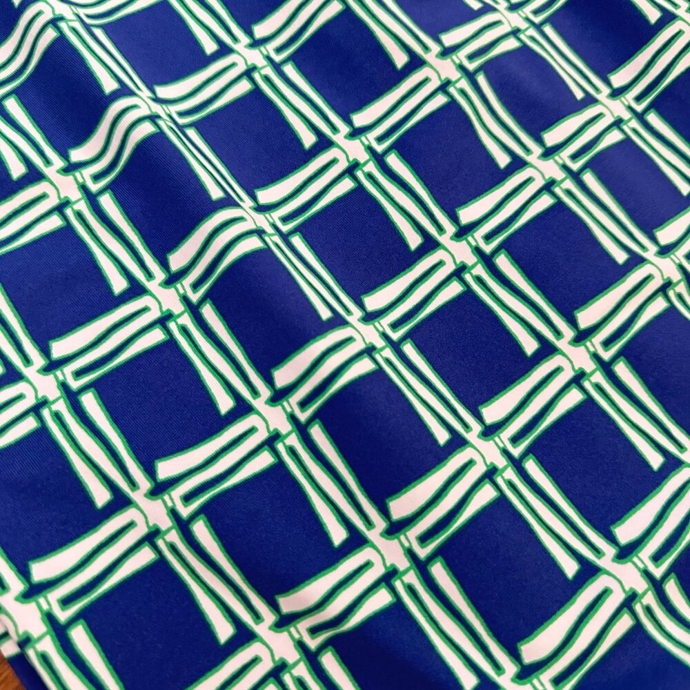 J. Mclaughlin Catalina Bamboo Grid Pattern Dress - image 2